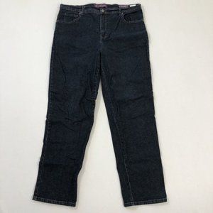 Gloria Vanderbilt Jeans Women's Blue Amanda Skinny Denim Pants Size 16 Short